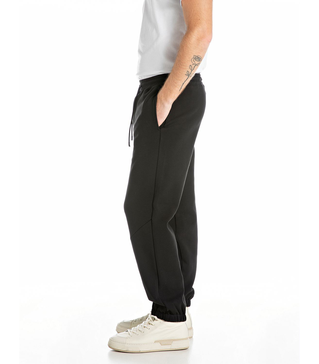 レギュラーフィット テクニカルフリースジョガーパンツ（セットアップ） 詳細画像 ブラック 3